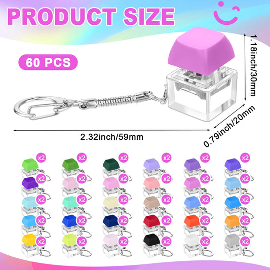 Seeloowy fidget keychain with lanyard enables portable stress relief