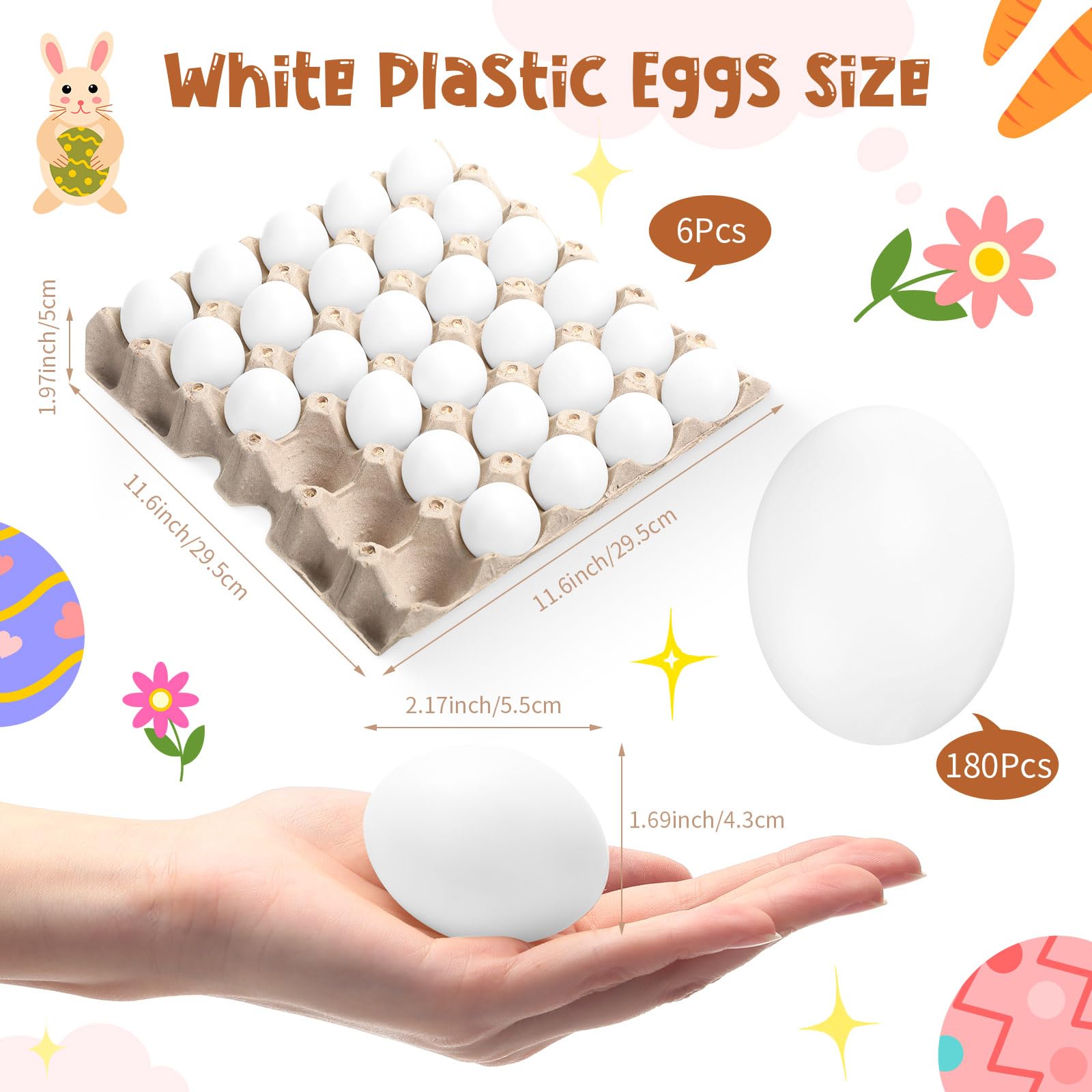 Seematn paper egg trays showing organized egg storage for crafts.