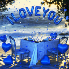 Seematn romantic event decor set for galentines or bridal showers.