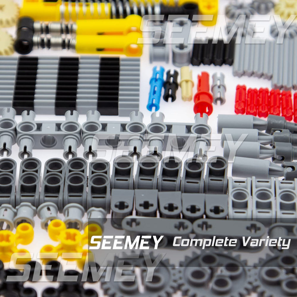 SEEMEY spare parts bundle supports wheels, tires, belts, axles, and link upgrades.