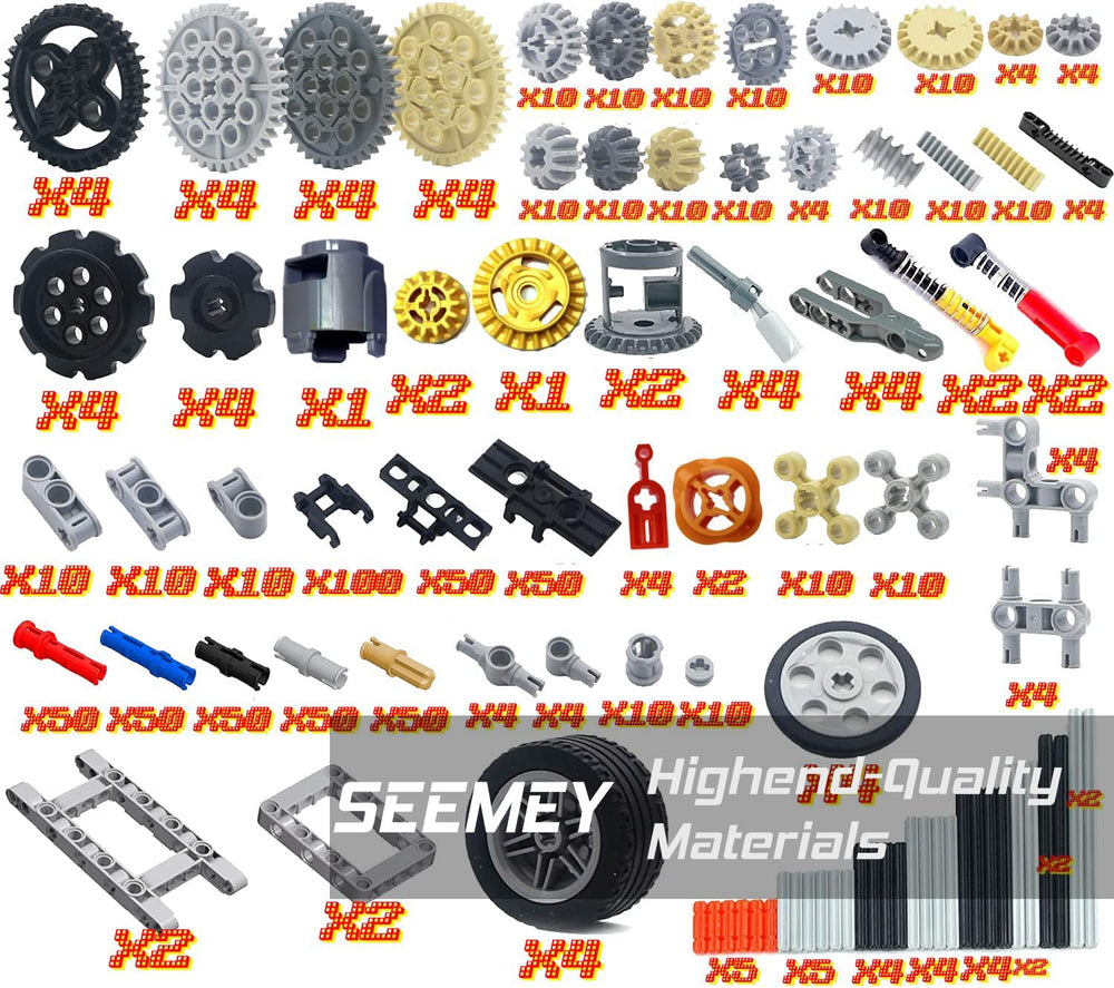 SEEMEY STEM and EV3/MOC compatible kit sparks creative, hands-on learning experiences.