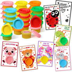 Seenelling animal cards and clay sets for classroom play and hands-on creativity