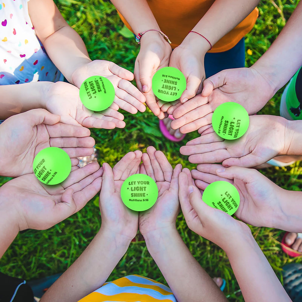 Seenelling church activity ball supports group games and faith-based learning