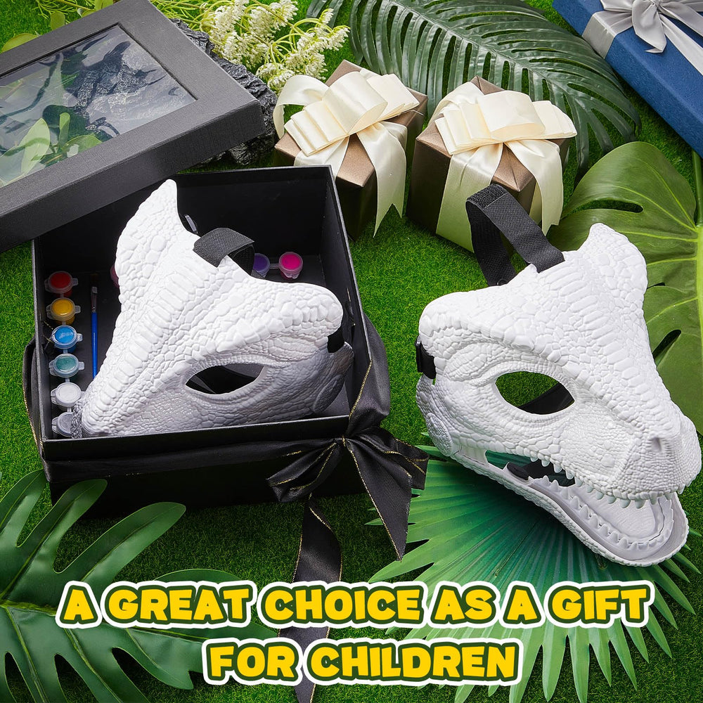 Seenelling dino-mask party-use ideal for Halloween, classroom, and creative costumes.