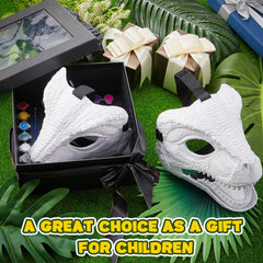 Seenelling dino-mask party-use ideal for Halloween, classroom, and creative costumes.