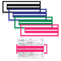 Seenelling Mahjong line reader clip blue securely guides tile alignment for accurate reads.