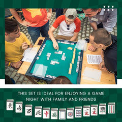 Seenelling Mahjong tile mixer in use speeds up shuffling during game night.