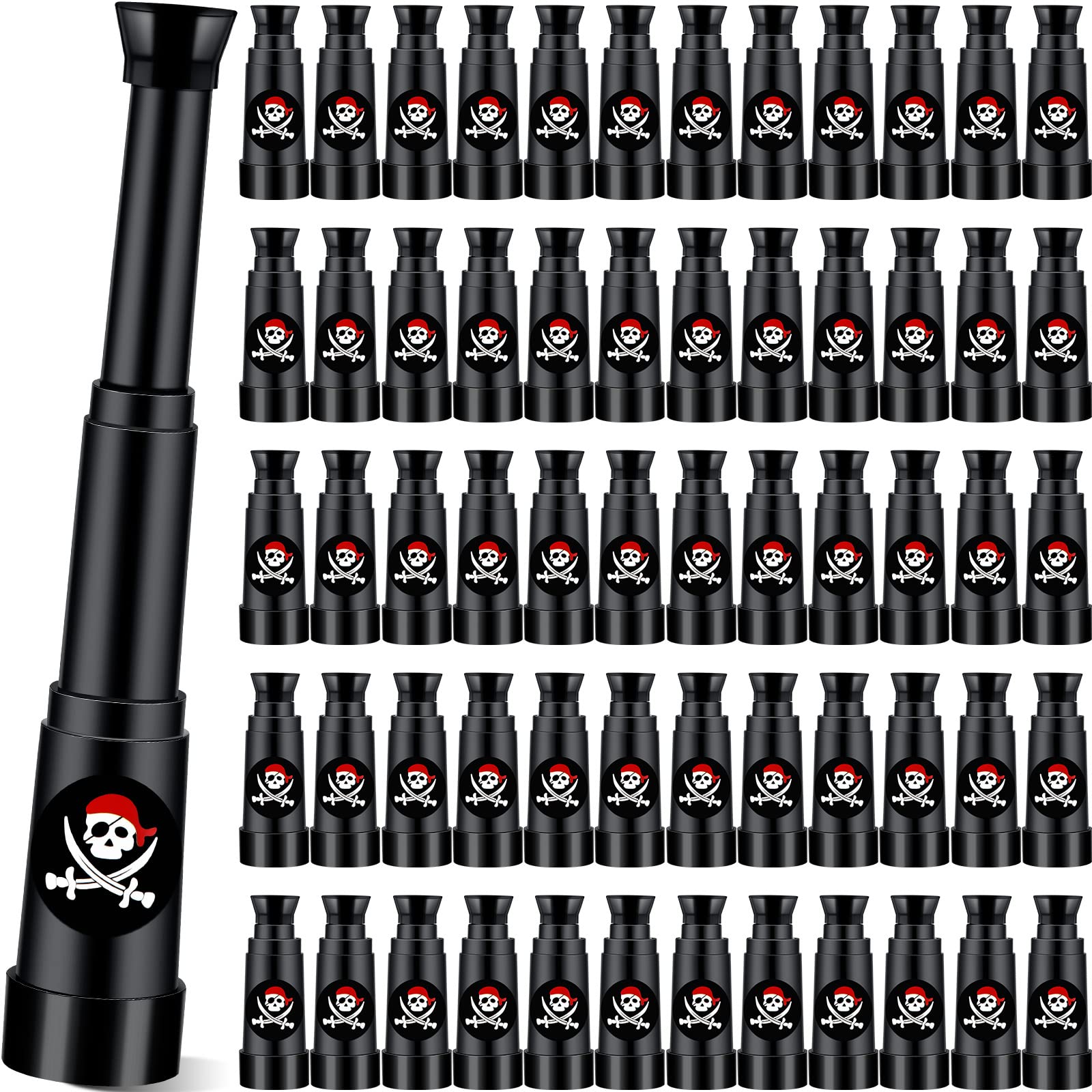 Seenelling pirate telescope 50pcs pack ideal for party favors and pretend play.