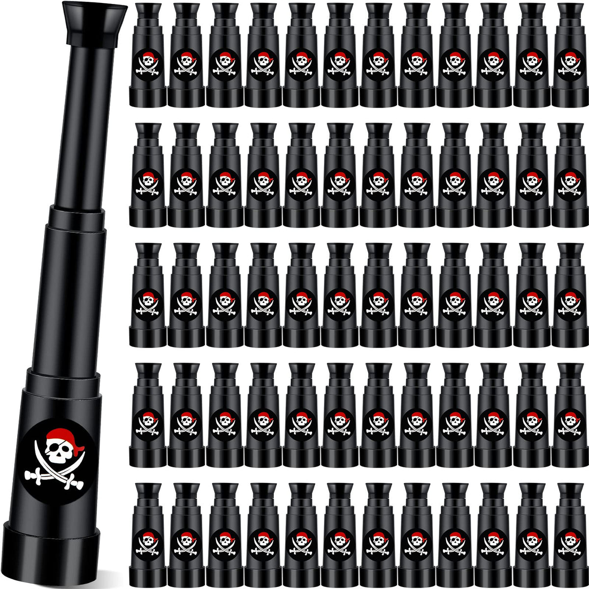 Seenelling pirate telescope 50pcs pack ideal for party favors and pretend play.