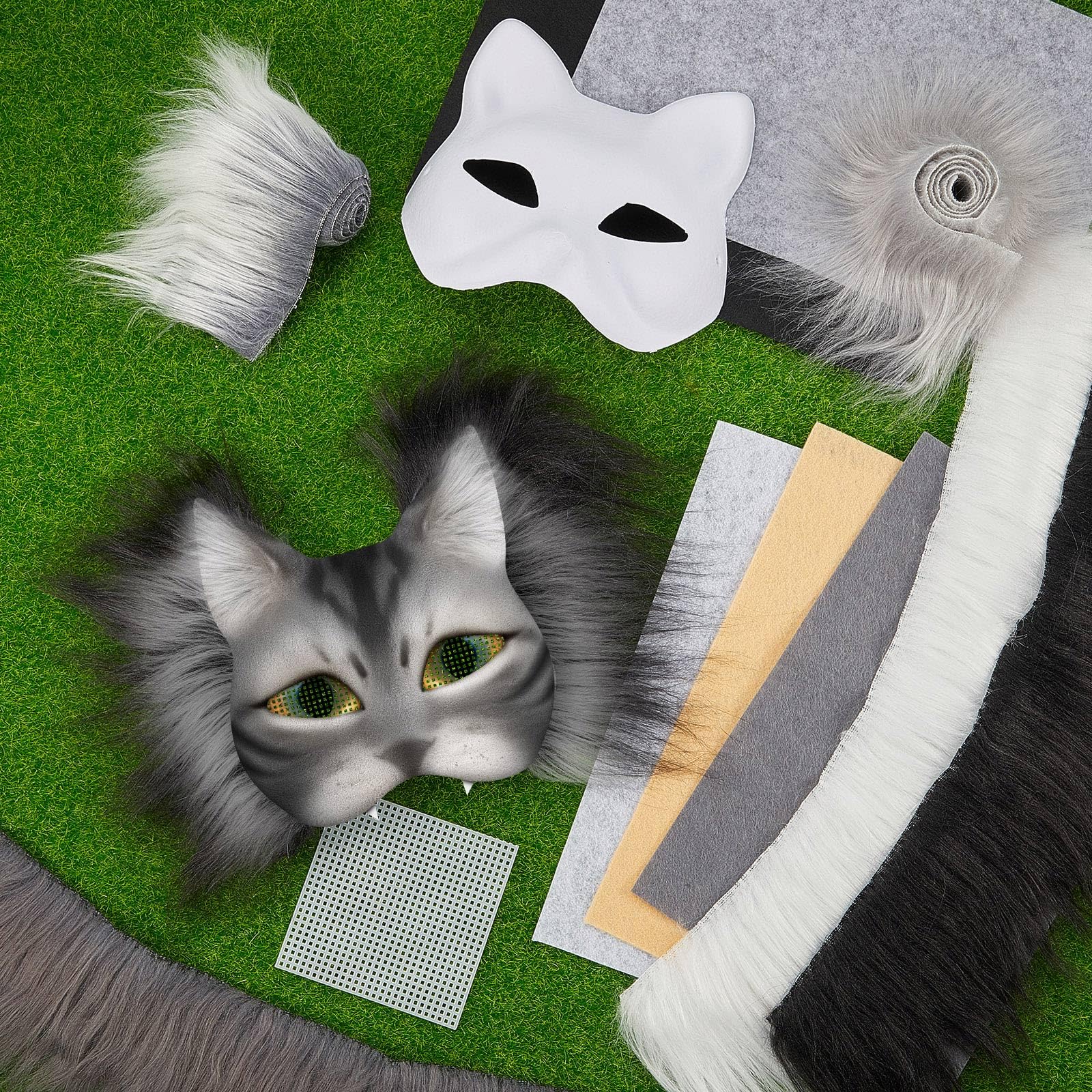 Seenelling plastic mesh sheets easy to cut for mask shapes