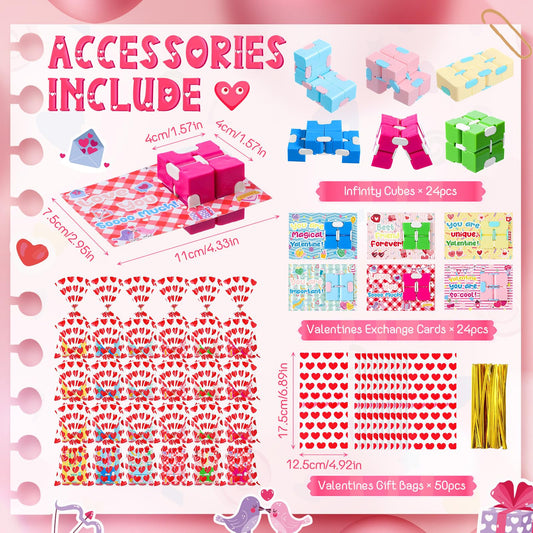Seenelling Valentine cards showcase six styles for heartfelt gift exchanges.