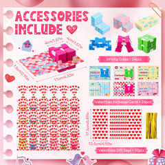 Seenelling Valentine cards showcase six styles for heartfelt gift exchanges.
