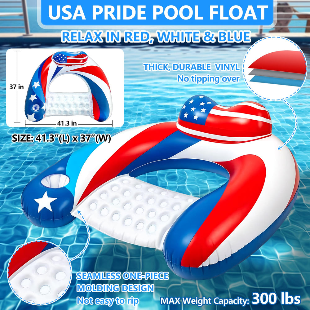 SEETOHOME summer-ready floats dry quickly and clean easily.