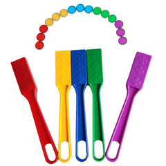 SEETOOOGAMES mixed color chips aid skip-counting activities.