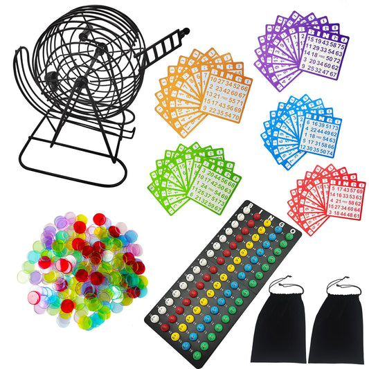 SEETOOOGAMES 75 bingo balls for bold, easy-to-read numbers during play