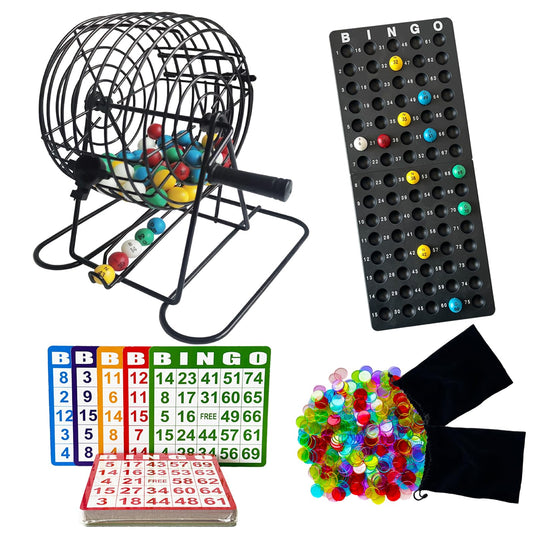 SEETOOOGAMES Deluxe bingo cage (8in) for fast, engaging game calls