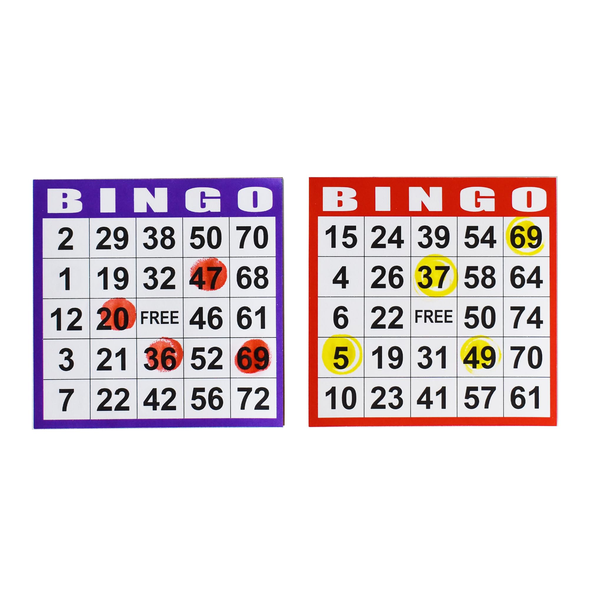 SEETOOOGAMES durable bingo paper ready for many game nights