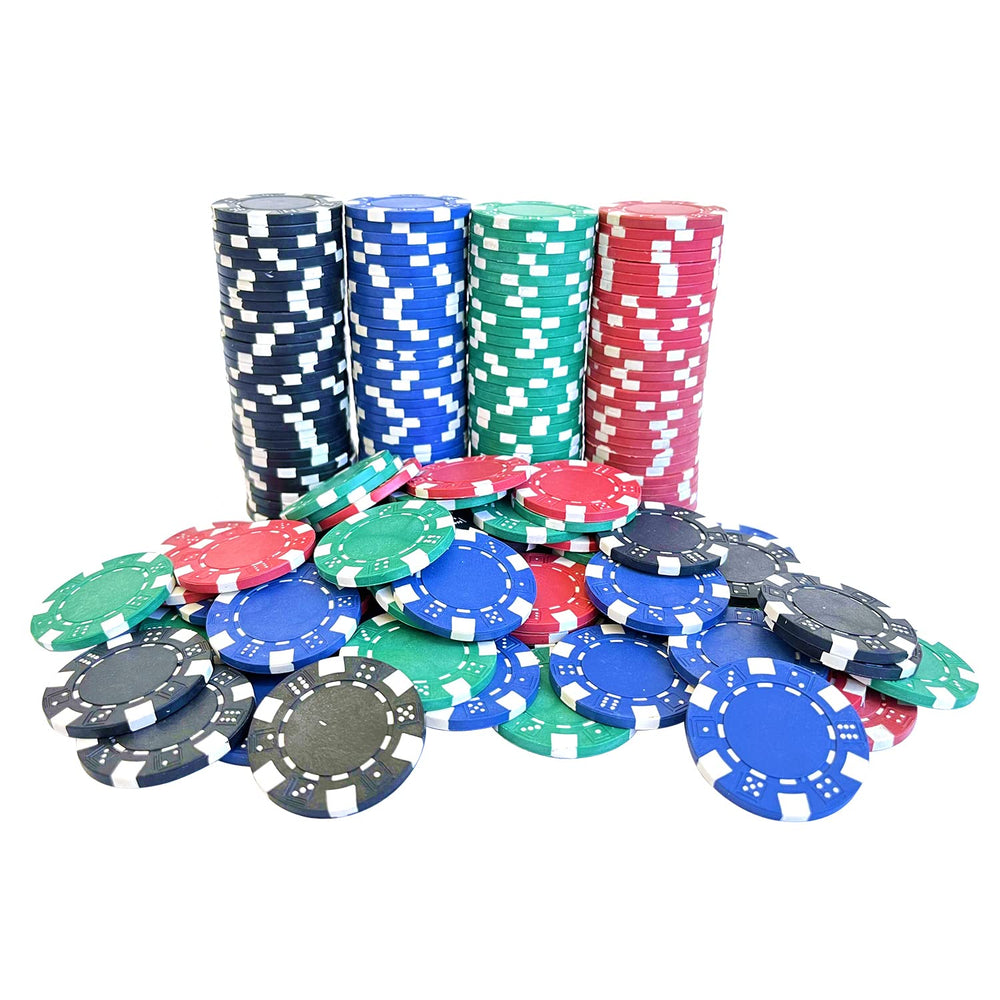 SEETOOOGAMES blue poker chip close-up for realistic feel and handling