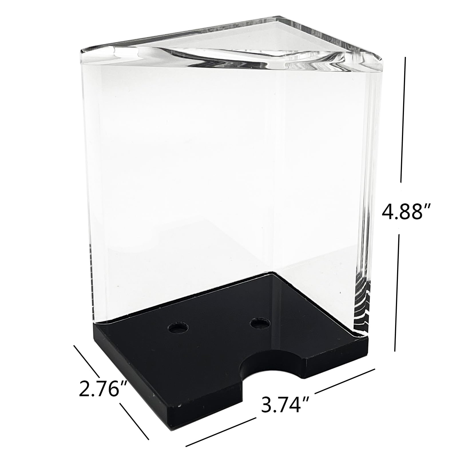 SEETOOOGAMES clear acrylic tray with 6-deck capacity for larger card game sessions.