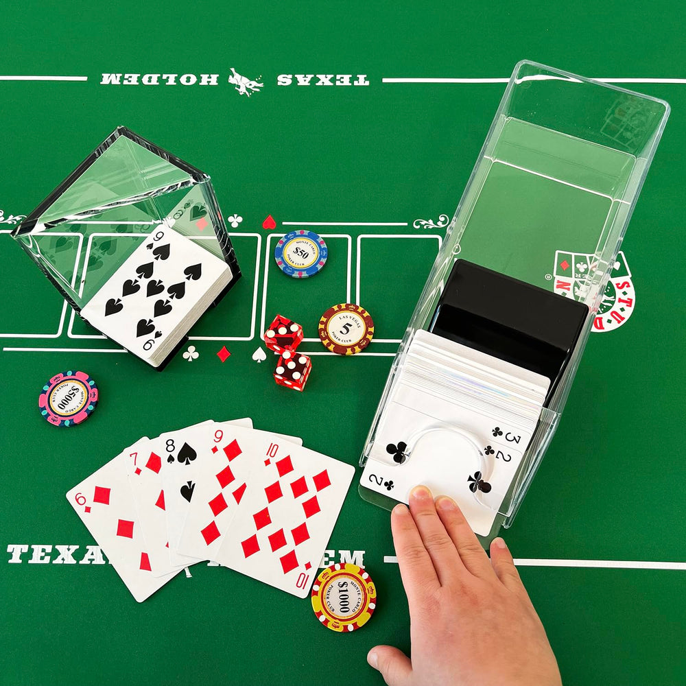 SEETOOOGAMES home casino night setup supports multi-deck play with friends.