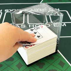 SEETOOOGAMES multi-deck card games tray keeps cards neatly within reach during sessions.