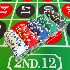 SEETOOOGAMES poker chip 11.5g diameter for authentic weight and feel.
