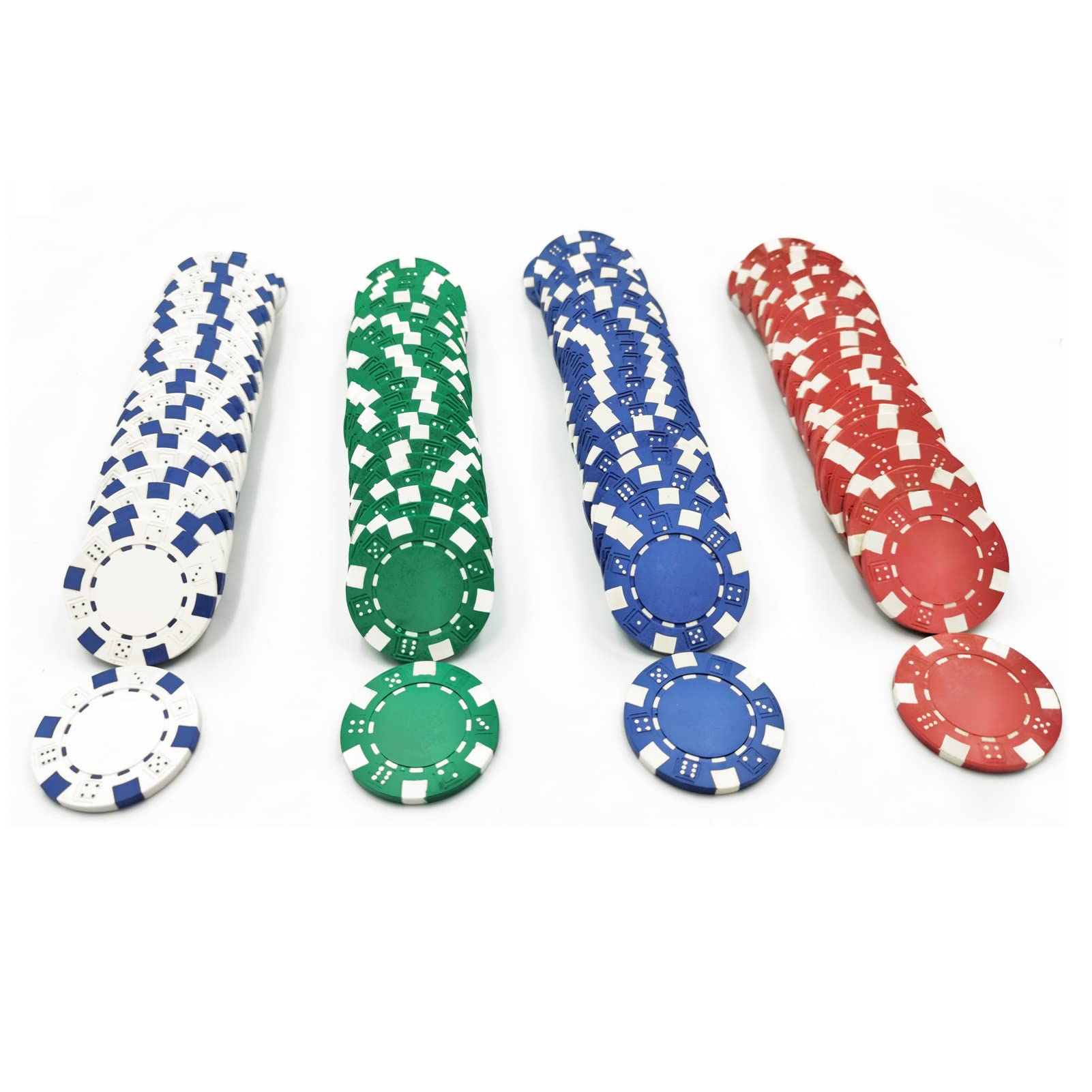 SEETOOOGAMES poker chip red side for vibrant casino-style play during parties.