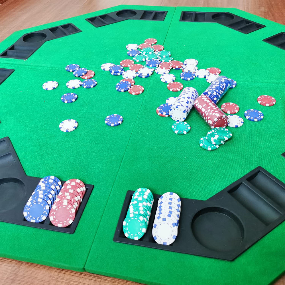 SEETOOOGAMES poker chip white side versatile for family game night and easy swapping.