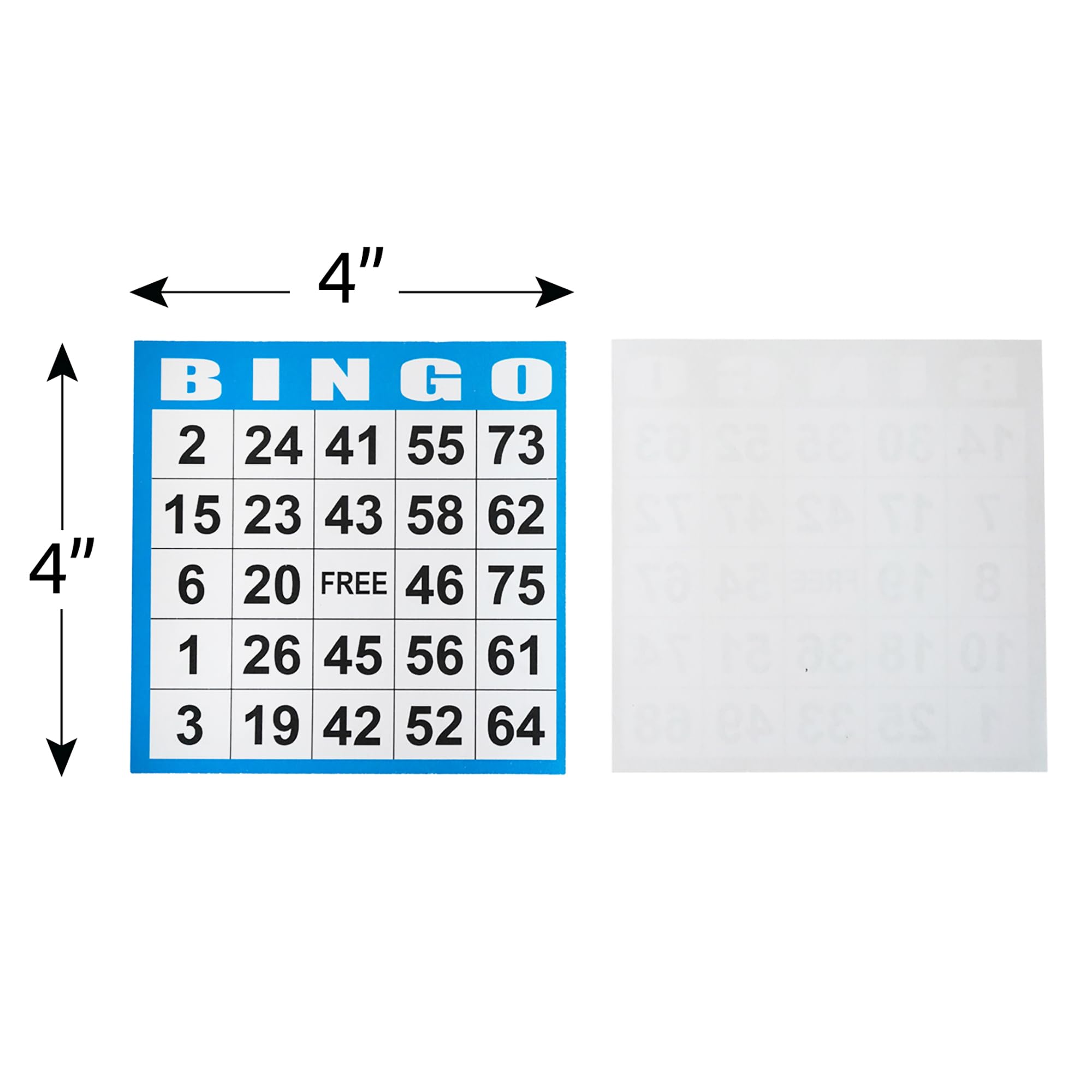 SEETOOOGAMES professional bingo paper; high-quality sheets for reliable play