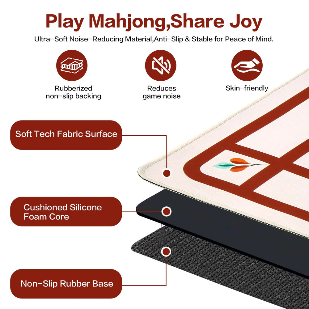 Seeuagn finely woven surface promotes smooth tile movement
