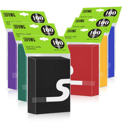 SEFOWG 600 PCS card sleeves pack front for MTG and TCG protection.