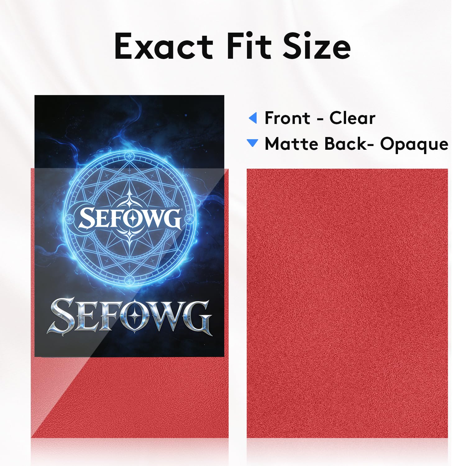 SEFOWG color variety enables organized MTG and sports card collections.