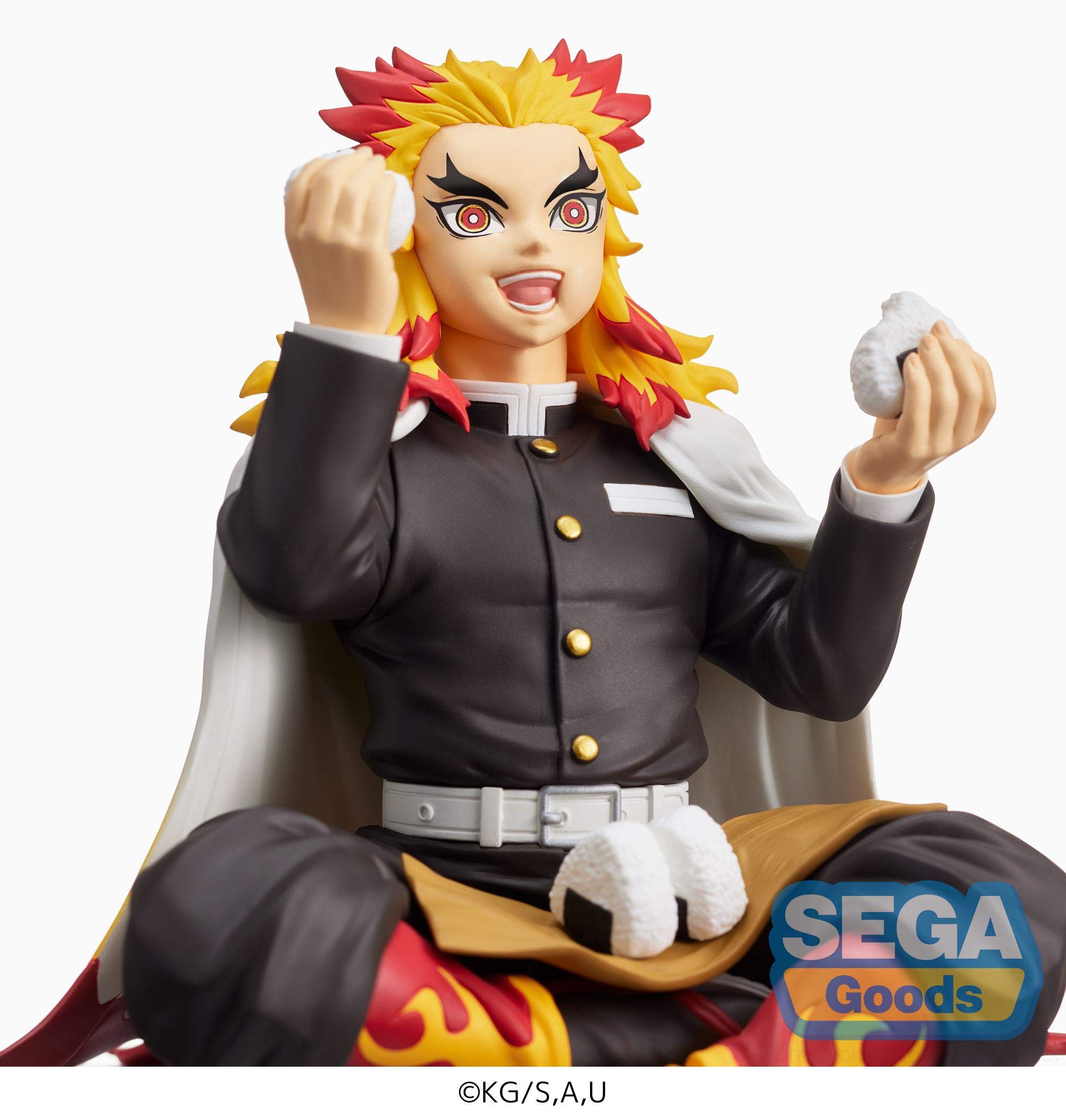 SEGA Demon Slayer Kyojuro Rengoku packaging shows licensed product quality