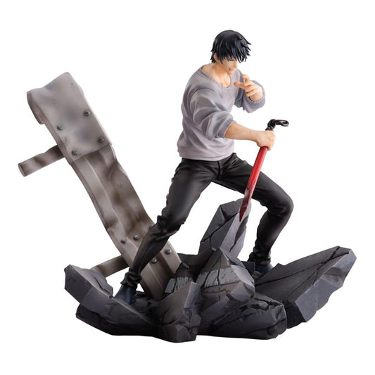 Close-up detail of SEGA FIGURIZMα Toji Fushiguro encounter figure posing and sculpting