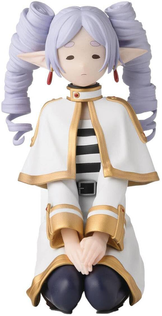 SEGA Frieren I Have Ringlets Now Version perching figure, vivid display-ready detail.