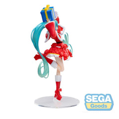 Luminasta base and pose shown from side angle for display planning