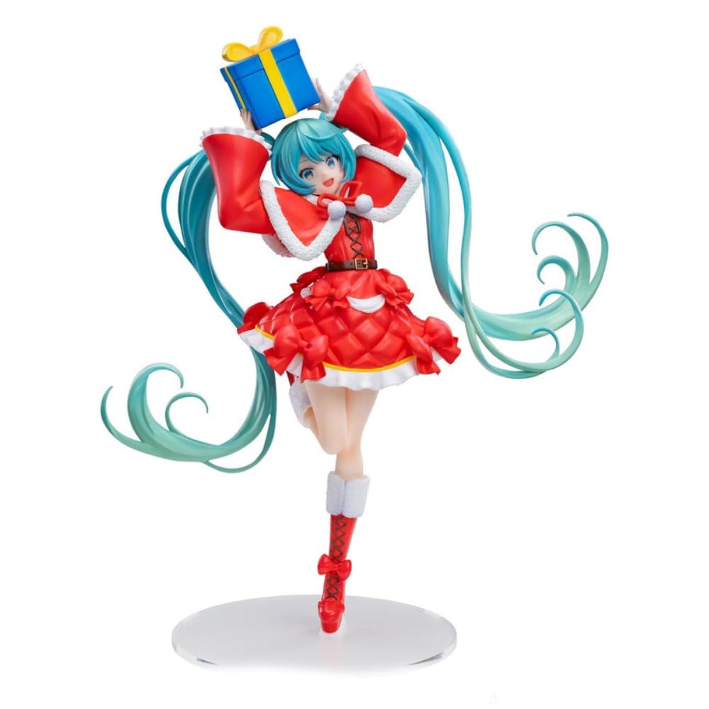 SEGA Hatsune Miku Christmas 2024 Ver. Luminasta figure in festive pose, ideal for display