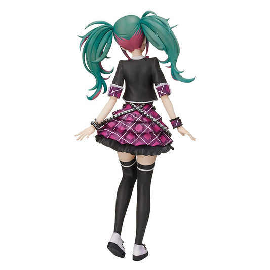 SEGA Hatsune Miku Classroom Miku SPM Figure profile view ideal for shelf diorama.
