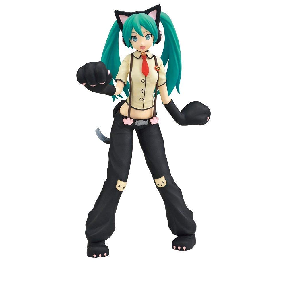 SEGA Hatsune Miku Nyanko 9-inch figure ready for display on pristine packaging