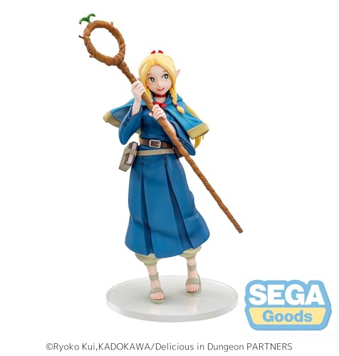SEGA Luminasta Marcille figure side profile, dynamic pose for a collectible display