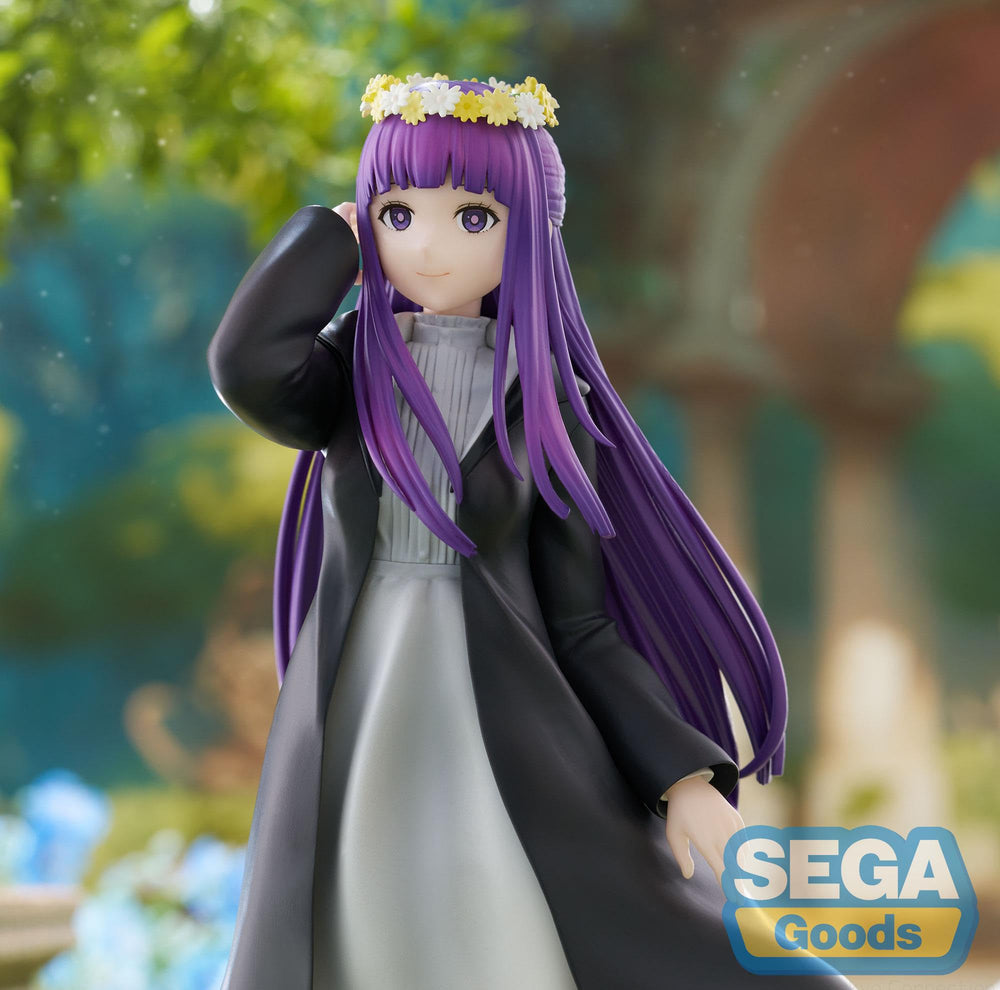 SEGA Luminasta Frieren: Fern Flower Garden diorama display for shelf setups