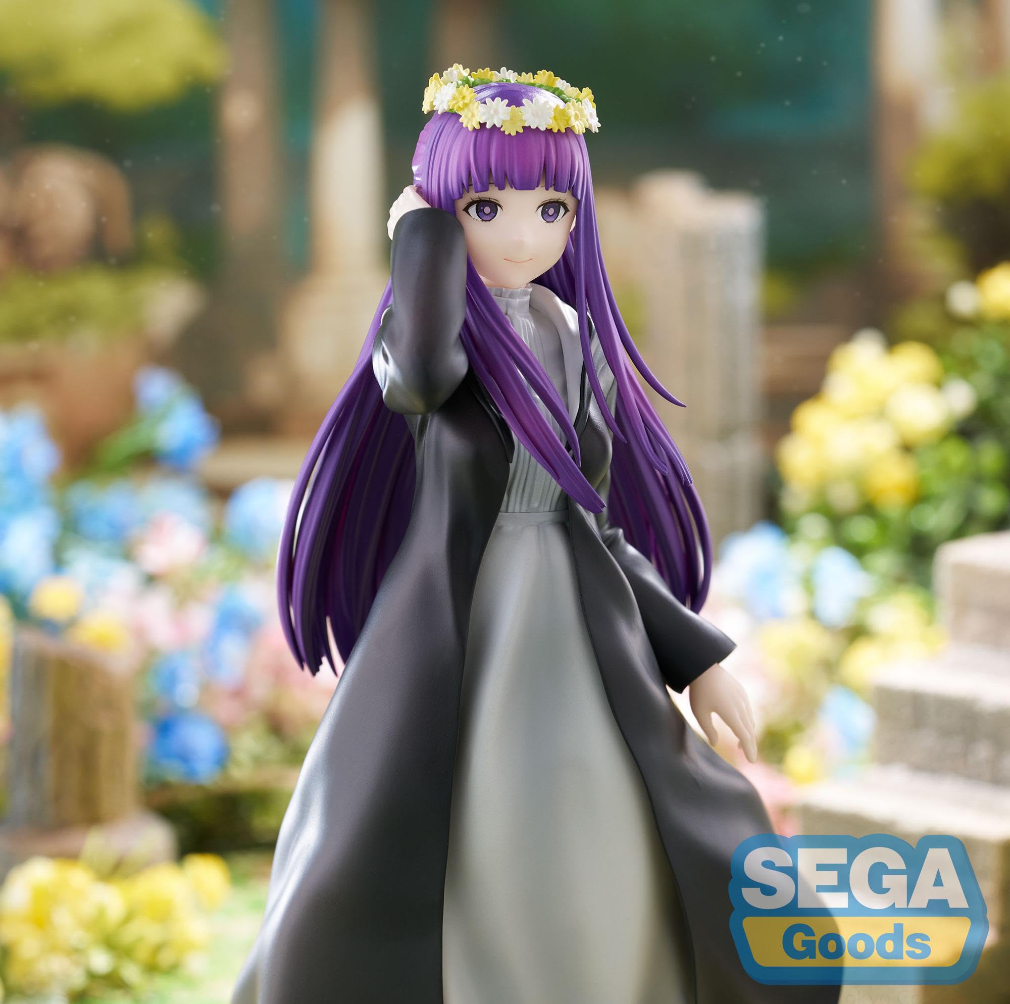 SEGA Luminasta Frieren: Fern Flower Garden packaging open shows collectible unboxing