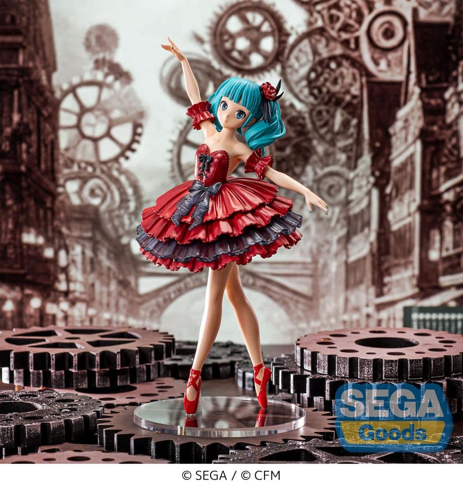 SEGA Hatsune Miku Etoile figure in dynamic pose with detailed sculpt.