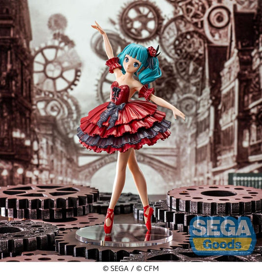 SEGA Hatsune Miku Etoile figure in dynamic pose with detailed sculpt.