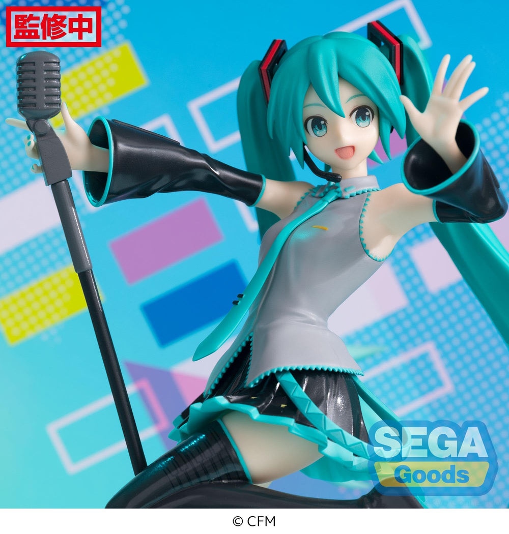 SEGA Luminasta Hatsune Miku Mega39's packaging highlights official licensed product status.