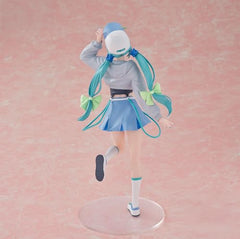 Close-up of Hatsune Miku Vol.2 sculpture showing fine detailing for collectors