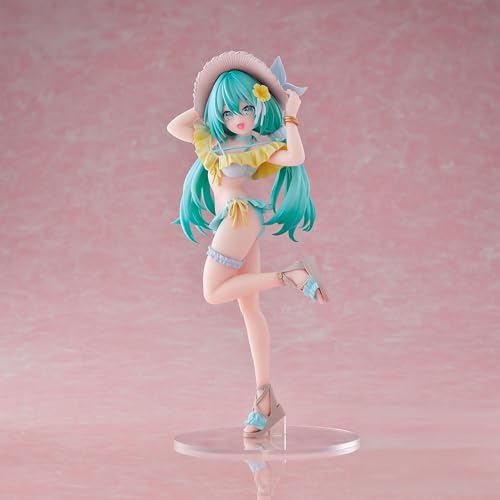 SEGA Luminasta Hatsune Miku Vol.1 figure stand elevates visibility in a collection.