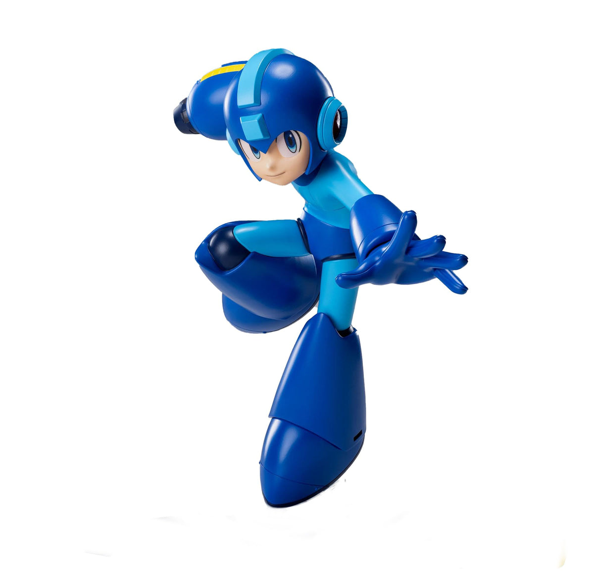 SEGA Luminasta Mega Man prize figure ready for display with base stand