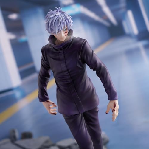 Close-up of Sega Luminasta Satoru Gojo Extermination Figure detailing finish