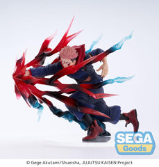 SEGA Luminasta Yuji Itadori energy arc detail enhances display appeal.